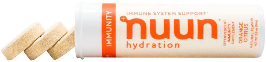 Nuun Immunity Hydration Tablets: Orange Citrus, Box of 8