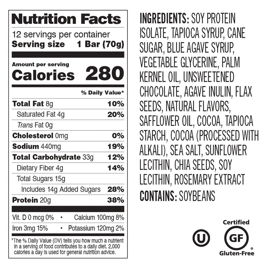 ProBar Base Bar Mint Chocolate Box of 12: Gluten GMO Free and Certified Organic