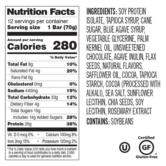 ProBar Base Bar Mint Chocolate Box of 12: Gluten GMO Free and Certified Organic