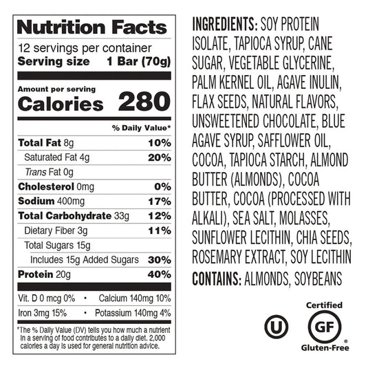 ProBar Protein Bar: Cookie Dough, Box of 12 Plant Protein Recovery