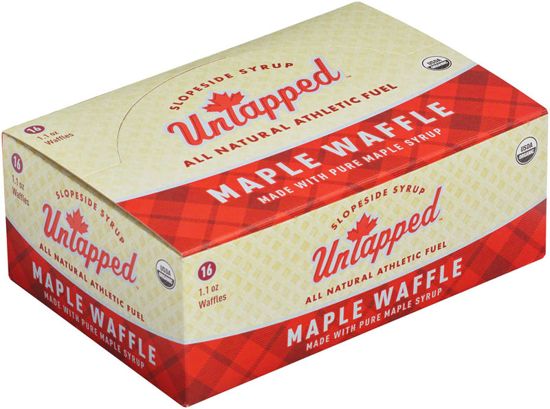 Load image into Gallery viewer, UnTapped Organic Maple Waffle: Box of 16 Energy Athletic Fuel

