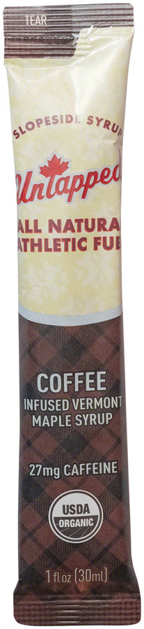 UnTapped Maple Syrup Coffee Infused Athletic Fuel Gel Packets: Box of 20