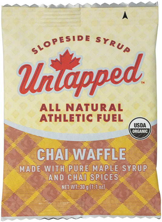 UnTapped Organic Chai Waffle: Box of 16 Energy Athletic Fuel