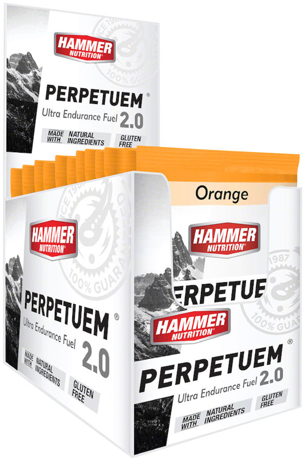 Hammer Nutrition Perpetuem Endurance Fuel - Orange, 12 Single Serving Packets