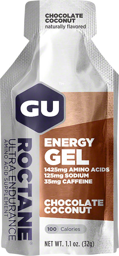 Load image into Gallery viewer, GU Roctane Energy Gel - Chocolate Coconut, Box of 24
