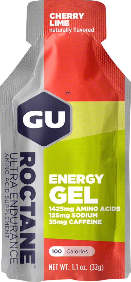 GU Roctane Energy Gel - Cherry-Lime, Box of 24