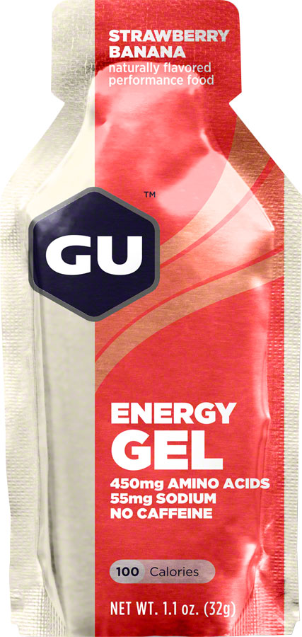 GU Energy Gel - Strawberry/Banana, Box of 24