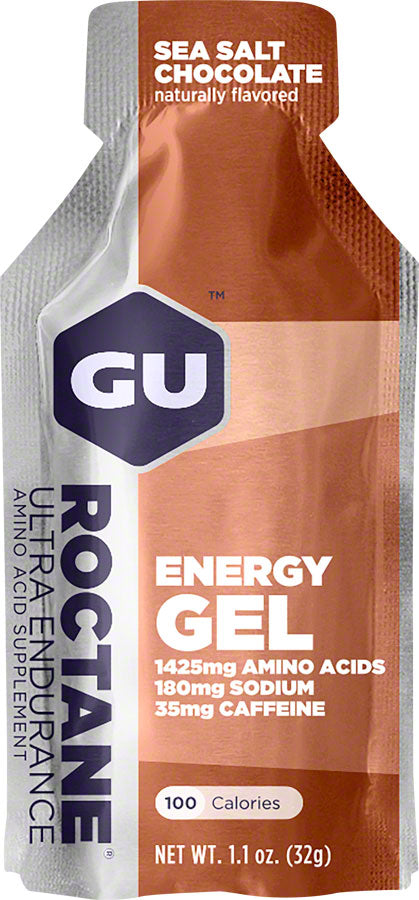 Load image into Gallery viewer, GU Roctane Energy Gel - Sea Salt Chocolate, Box of 24
