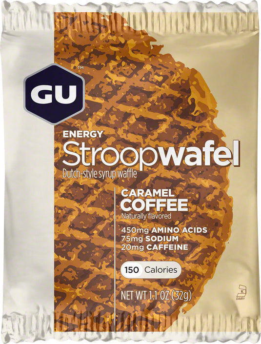 GU Energy Stroopwafel - Caramel Coffee, Box of 16