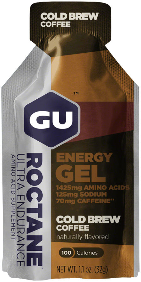 Load image into Gallery viewer, GU Roctane Energy Gel - Cold Brew Coffee, Box of 24
