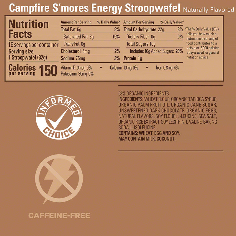Load image into Gallery viewer, GU Energy Stroopwafel - Campfire S&#39;Mores, Box of 16

