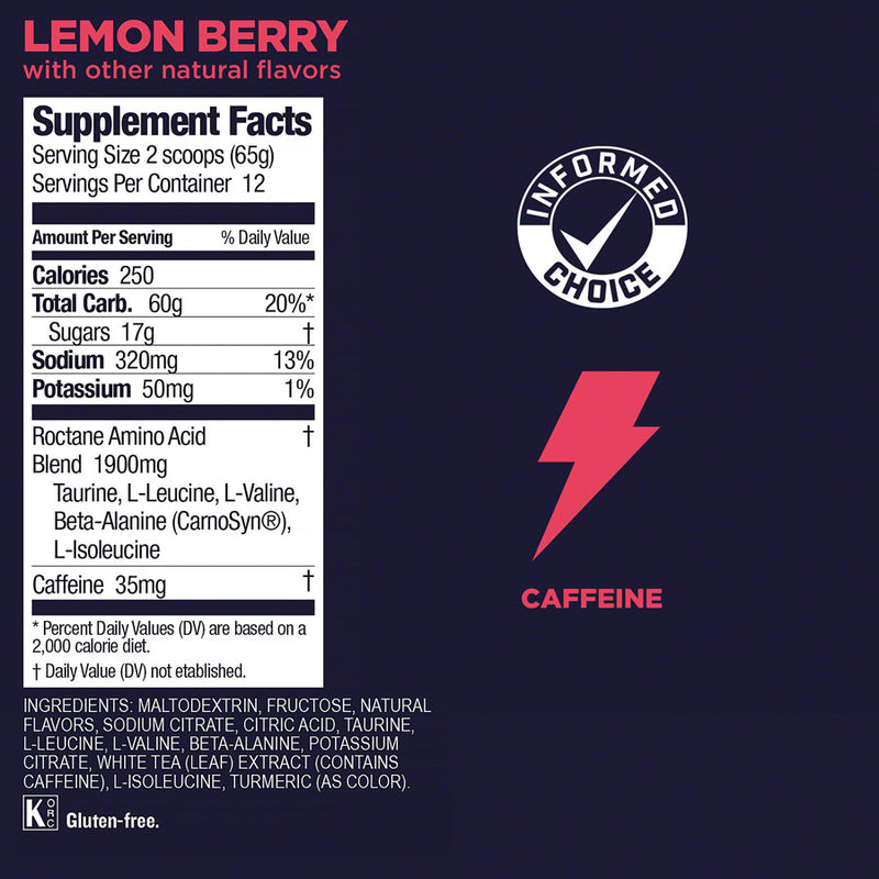 Load image into Gallery viewer, GU Roctane Energy Drink Mix - Lemon Berry, 12 Serving Canister
