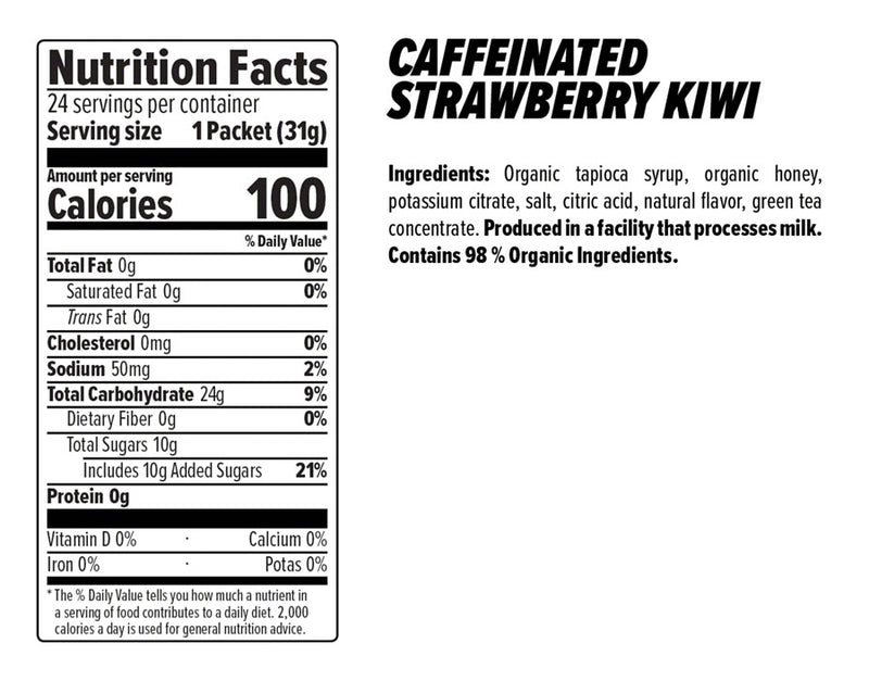 Load image into Gallery viewer, Honey Stinger Organic Energy Gel - Kiwi-Strawberry with Caffeine, Box of 24
