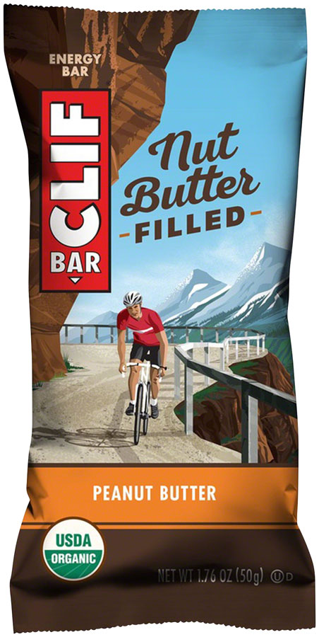 Load image into Gallery viewer, Clif Bar Nut Butter Filled Peanut Butter Box of 12 Organic/Non-GMO 7g Protein
