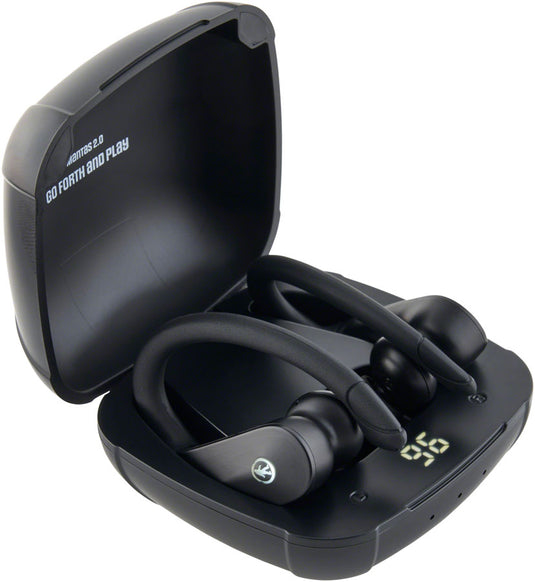 Outdoor Tech Mantas 2.0 Wireless Earbuds with Rechargable Case - Black