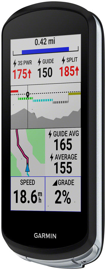 Garmin Edge 1040 Bike Computer Bundle - Includes  Speed and Cadence Sensor, HRM-Dual Monitor, GPS, Wireless, Black
