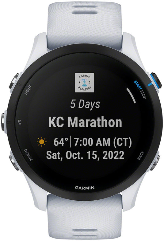 Garmin Forerunner 255 Music GPS Smartwatch - 45.6mm, Whitestone