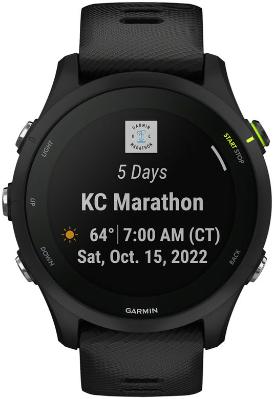 Garmin Forerunner 255 Music GPS Smartwatch - 45.6mm, Black