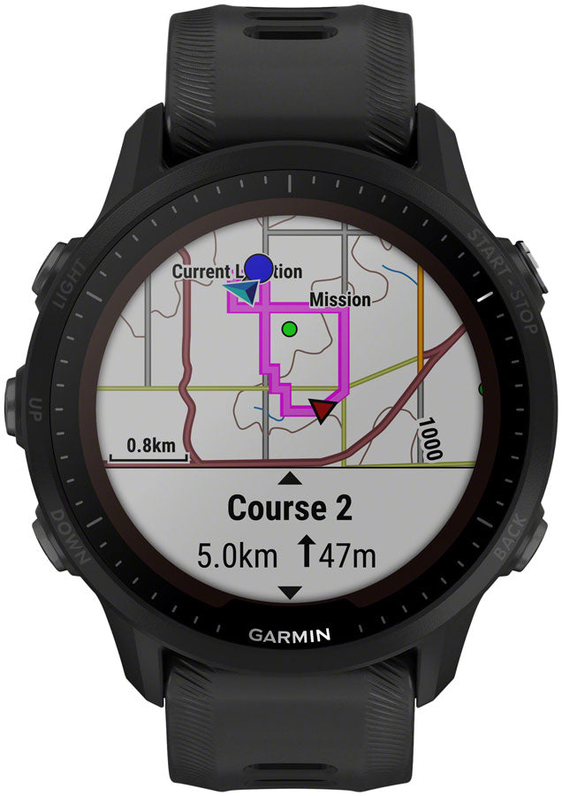 Load image into Gallery viewer, Garmin Forerunner 955 Solar GPS Smartwatch - 45.6mm, Black
