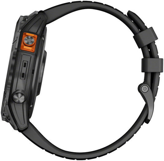 Garmin fenix 7X Pro Solar Smartwatch - 51mm, Slate Gray Case, Black Band