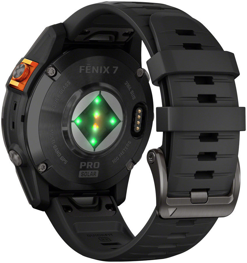 Garmin fenix 7 Pro Solar Smartwatch - 47mm, Slate Gray Case, Black Band