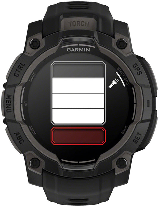 Garmin Instinct 3 GPS Smartwatch - 45mm, AMOLED, Black/Black