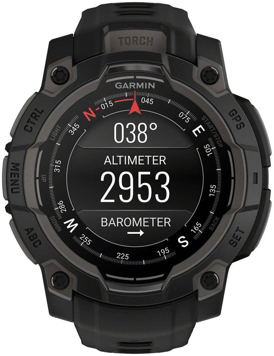 Garmin Instinct 3 GPS Smartwatch - 45mm, AMOLED, Black/Black