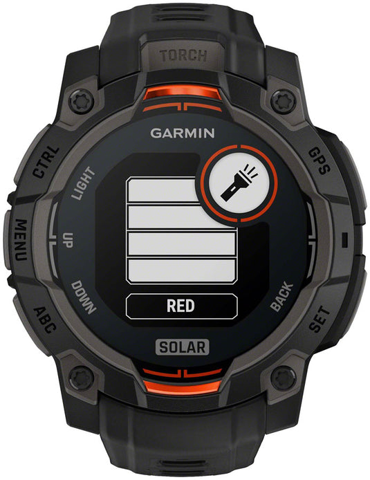 Garmin Instinct 3 GPS Smartwatch - 45mm, Solar Black/Black