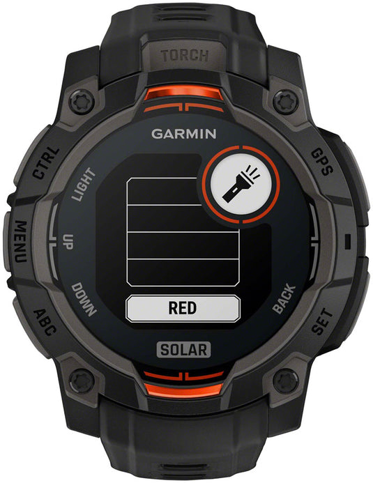 Garmin Instinct 3 GPS Smartwatch - 45mm, Solar Black/Black