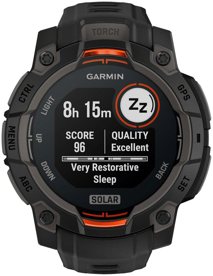 Load image into Gallery viewer, Garmin Instinct 3 GPS Smartwatch - 45mm, Solar Black/Black
