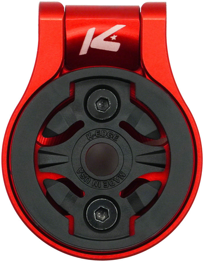 Load image into Gallery viewer, K-Edge Garmin Race Stem Mount with Cap - Red
