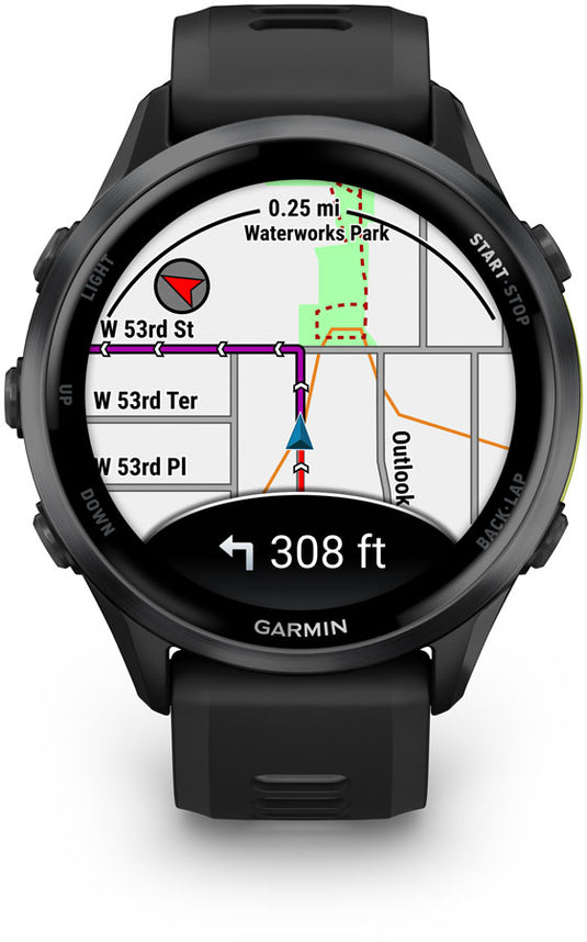 Garmin Forerunner 970 SmartWatch - Black/Amp Yellow