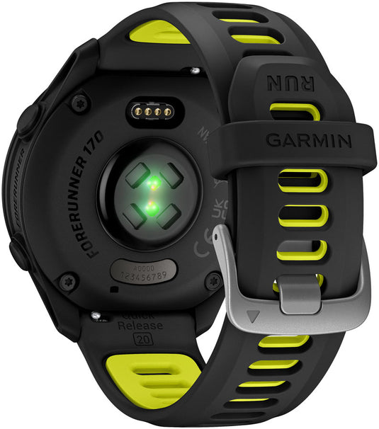 Garmin Forerunner 170 Running Watch - Black/Amp Yellow