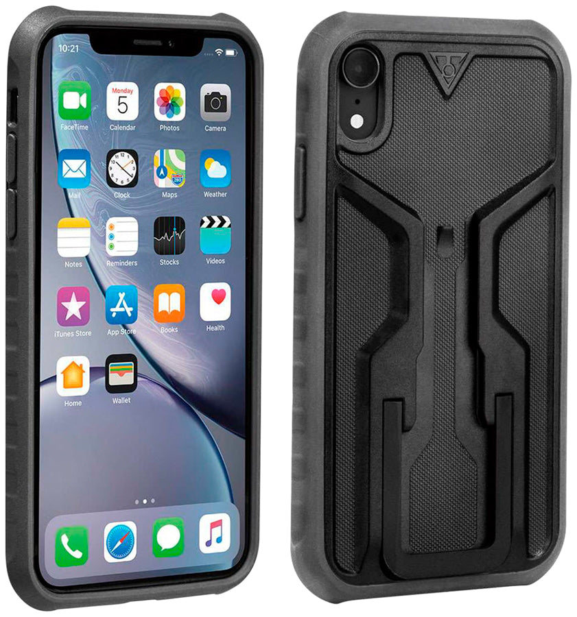 Topeak Ridecase with Mount - Fits iPhone XR, Black/Gray