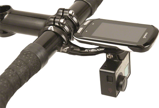 K-EDGE Combo Mount Adapter for Universal Action Camera & Light - comp w/ K-EDGE