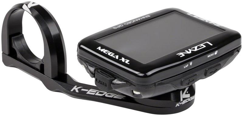 Load image into Gallery viewer, K-EDGE Lezyne Sport Computer Handlebar Mount: 31.8mm, Black Anodized
