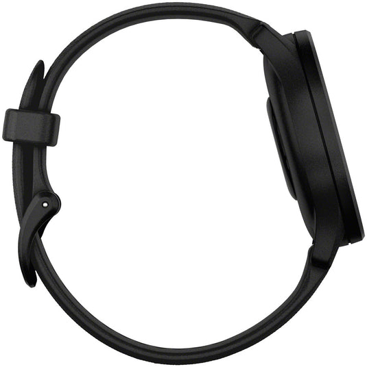 Garmin vívomove Sport Hybrid Smartwatch - 40mm, Black Case, Slate Accents, Silicone Band