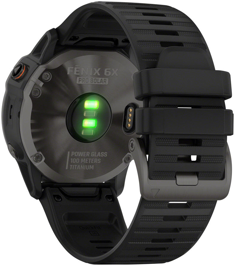 Load image into Gallery viewer, Garmin Fenix 6X Pro Solar GPS Watch - Carbon Gray/Black
