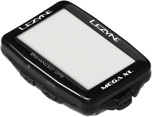 Lezyne Mega XL GPS Bike Computer GPS Wireless Black ANT Plus and Bluetooth