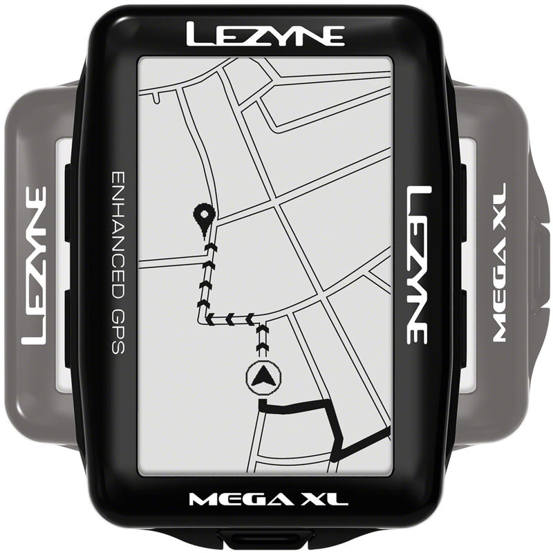 Load image into Gallery viewer, Lezyne Mega XL GPS Bike Computer GPS Wireless Black ANT Plus and Bluetooth
