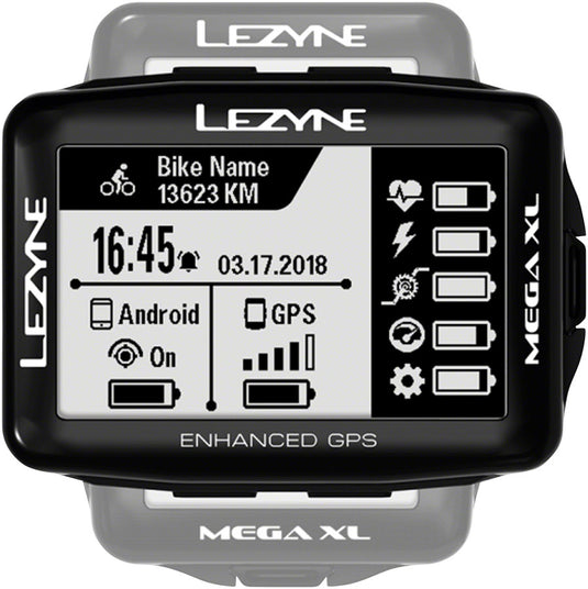 Lezyne-Mega-XL-GPS-HR-Computer-Bike-Computers-ANT-Bluetooth-Wireless-GPS-BKCM0006-Bike-Computers