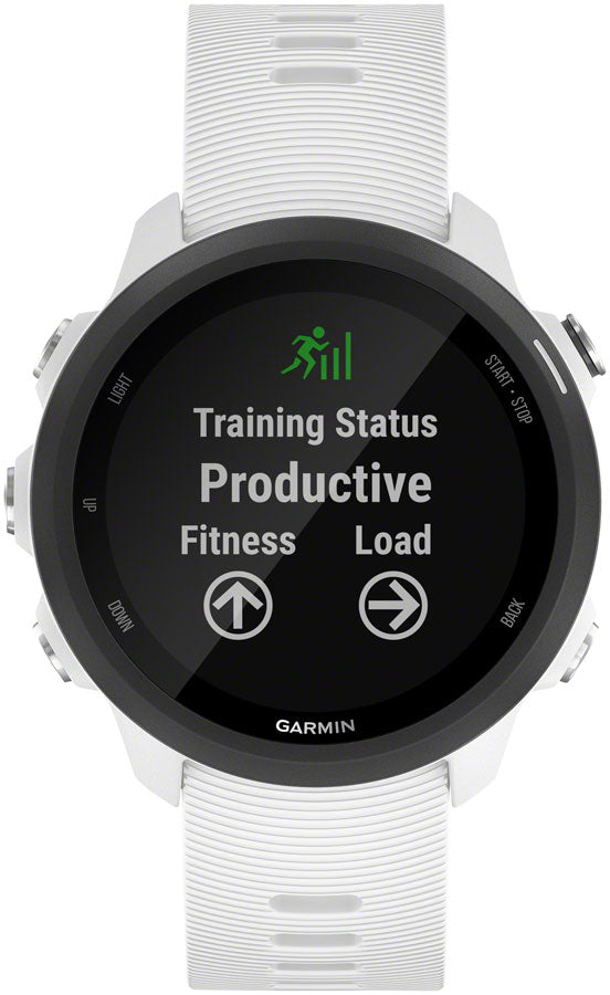 Garmin Forerunner 245 Music Wi-Fi GPS Running Watch: White/Black