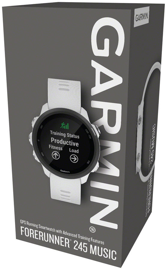 Load image into Gallery viewer, Garmin Forerunner 245 Music Wi-Fi GPS Running Watch: White/Black
