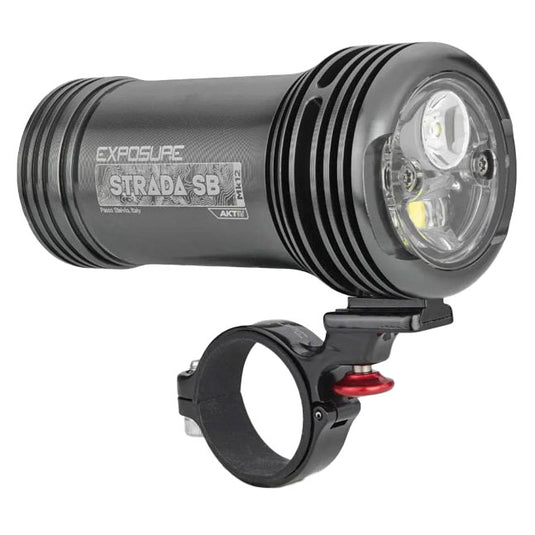 Exposure Lights Bike Mount & Strada 12 SB Cordless LED Light System Bundle Universal Action Camera Mount & High-Output Cycle Lighting
