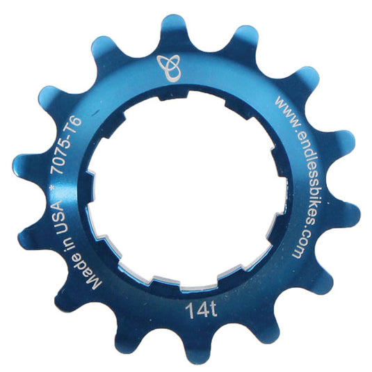 Endless Bike Kick Ass Cog, 14t, Blue Ano