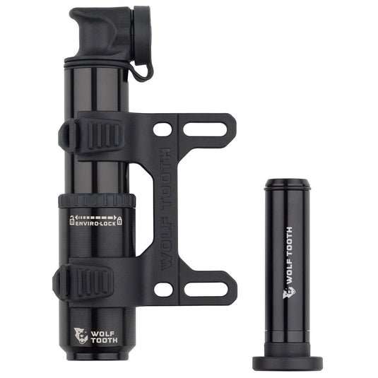 Wolf Tooth EnCase 40cc Pump with Chain & Tire Plug - Waterproof Aluminum, Presta Only