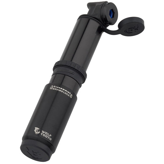 Wolf-Tooth-EnCase-40cc-Pump-with-Chain-Tire-Plug-Tool-Frame-Pump-Presta-Valve-WTCTOOL0002