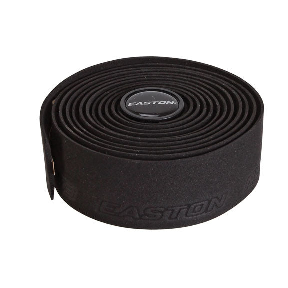 Load image into Gallery viewer, Easton EVA Foam Handlebar Tape Black Adhesive Backed Embossed Logos 60g
