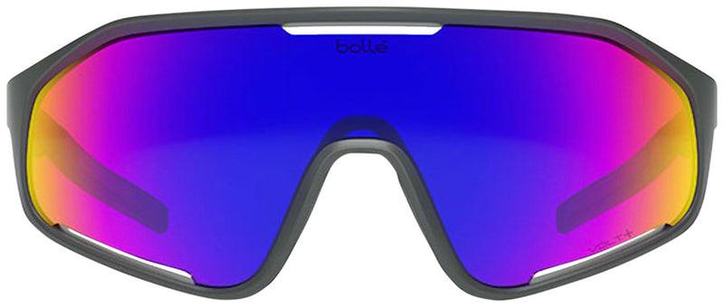Load image into Gallery viewer, Bolle SHIFTER Sunglasses - Matte Titanium, Volt+ Ultraviolet Polarized Lenses
