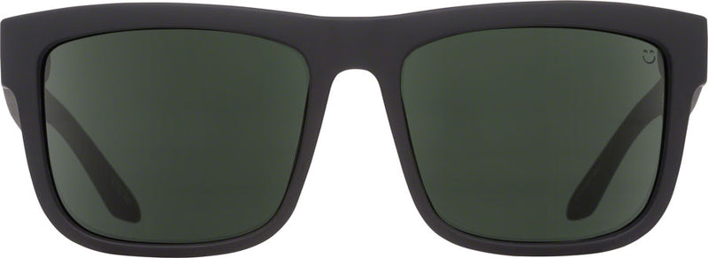 Load image into Gallery viewer, SPY+ DISCORD Sunglasses - Soft Matte Black, Happy Gray Green Polarized Lenses

